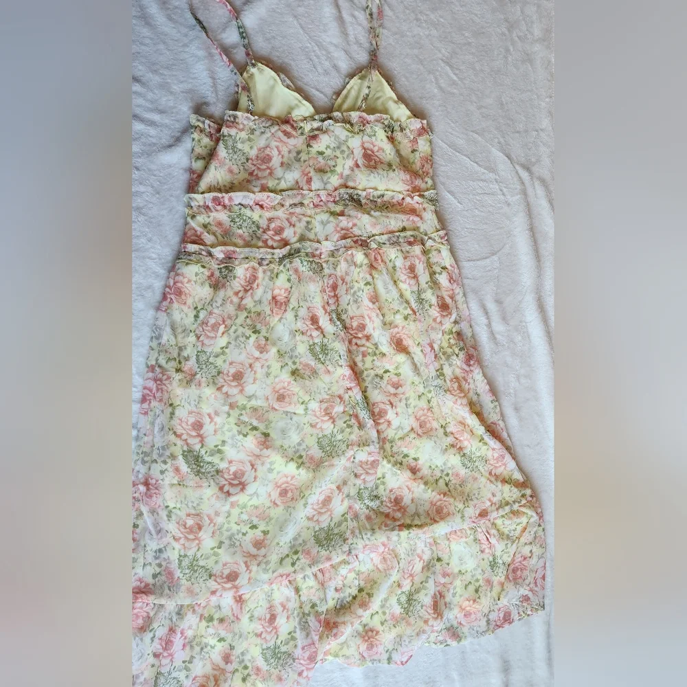 LIKE NEW Juniors No Boundaries Floral Midi Sundress - Picture 5 of 6
